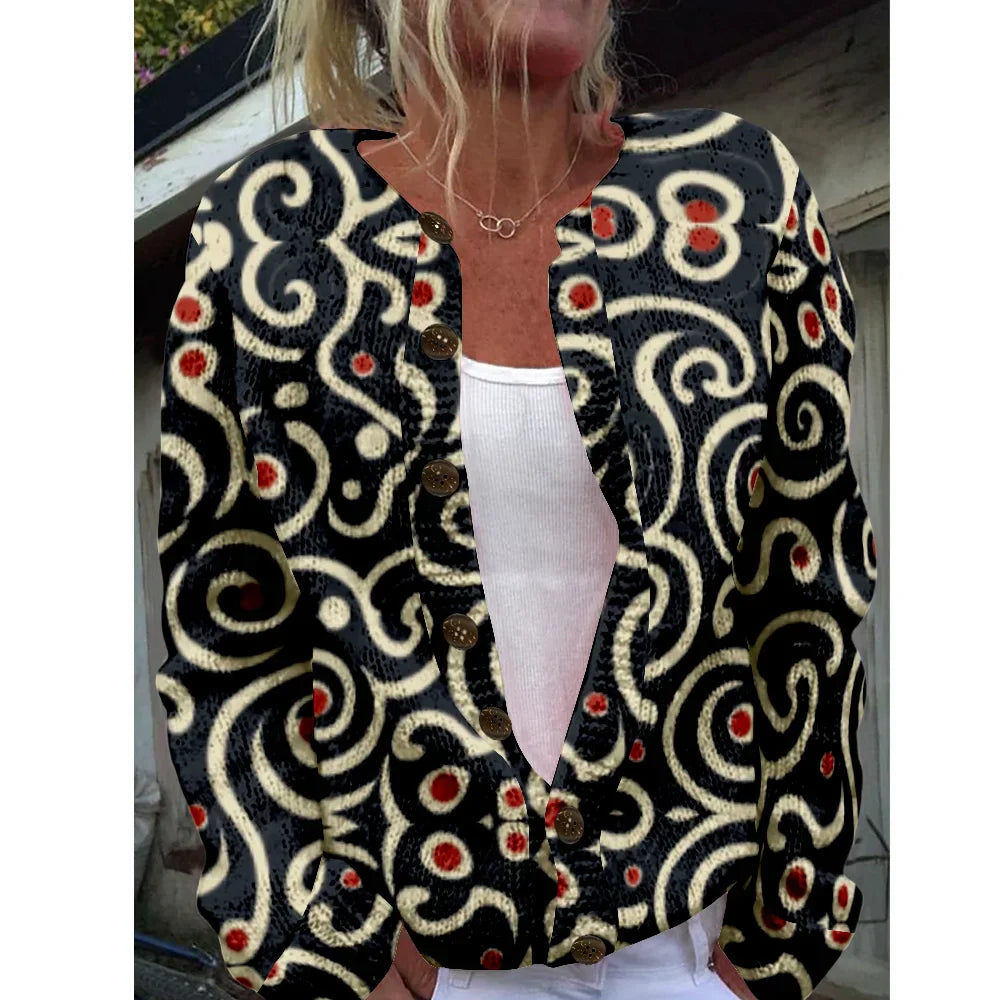 Gaby | Chique vest met print