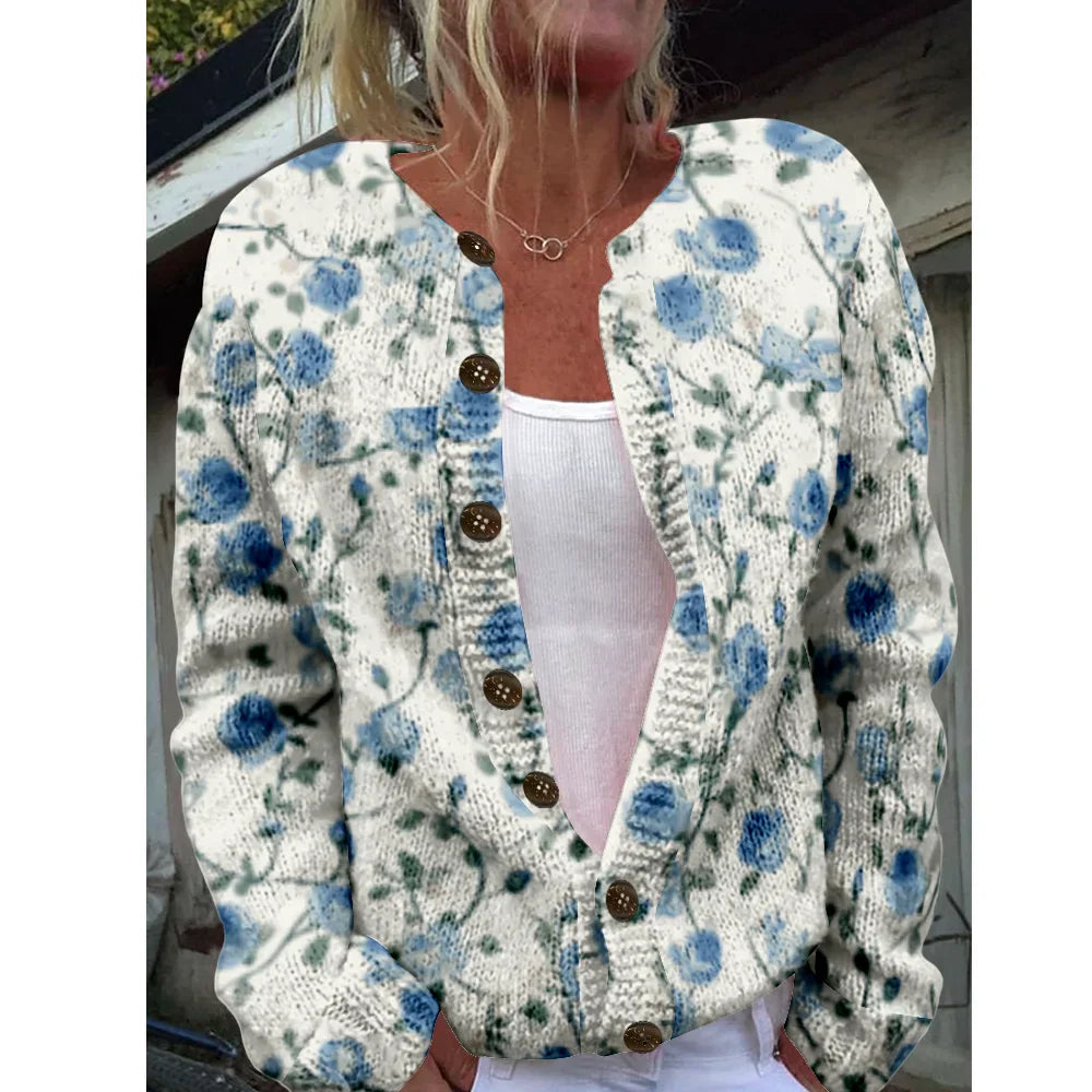 Svenja | Chique vest met print