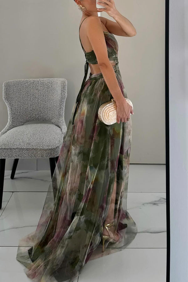 Via | Elegante bloemenjurk