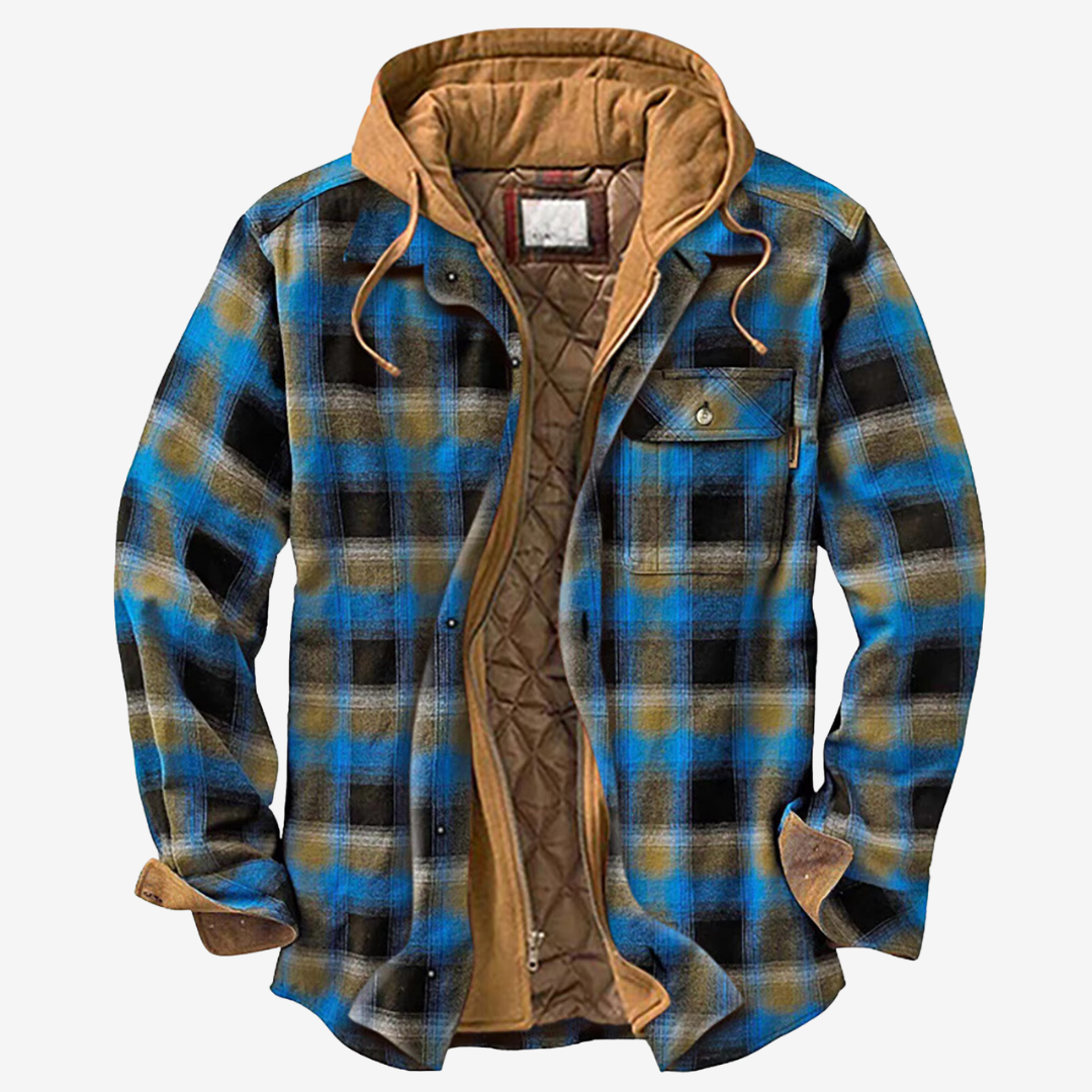 Roger | Casual geblokte hoodie