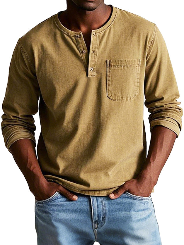 Andrew | Klassiek shirt met lange mouwen