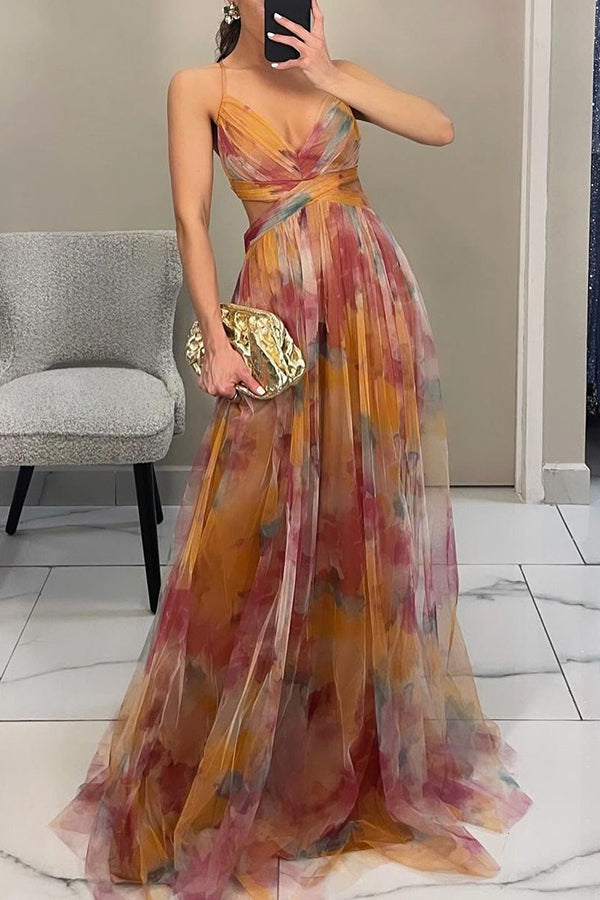 Via | Elegante bloemenjurk