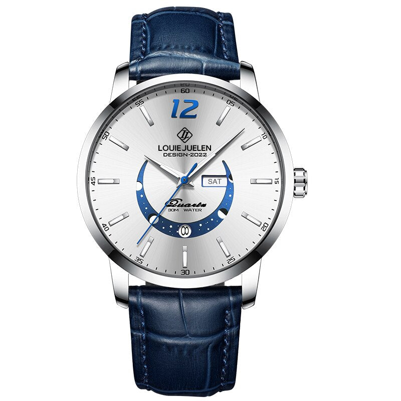 Atticus | Elegant maanfase horloge