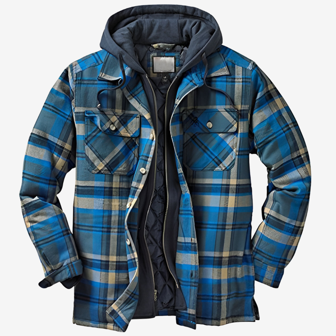 Roger | Casual geblokte hoodie