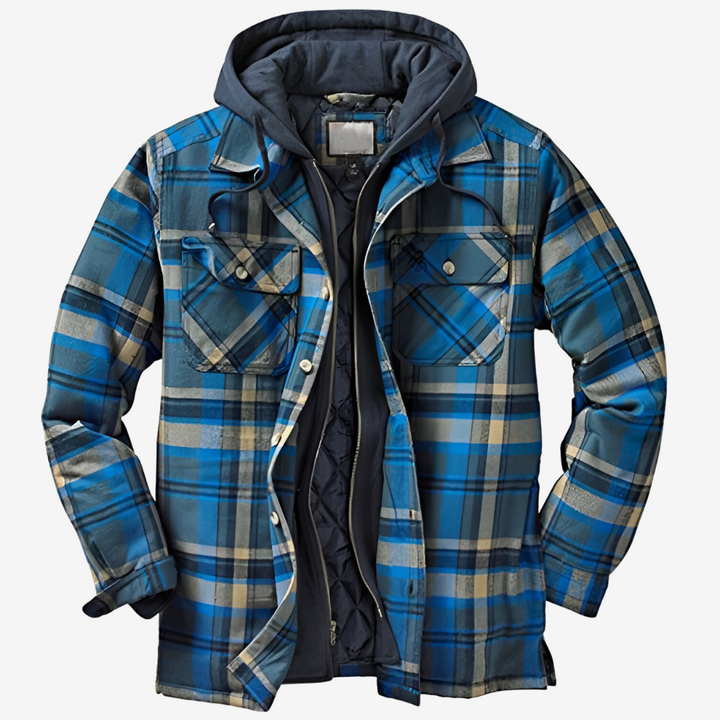 Roger | Casual geblokte hoodie