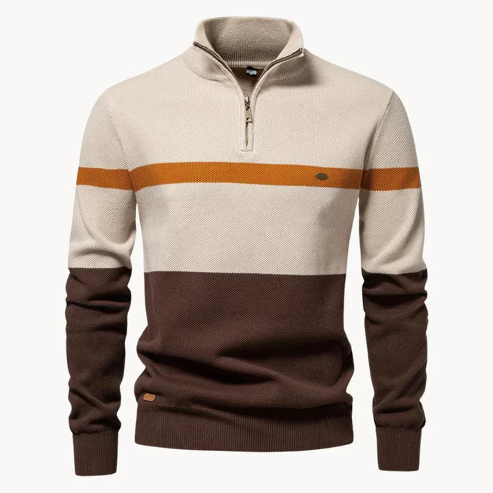 Lennox | Tijdloze Zip-up trui