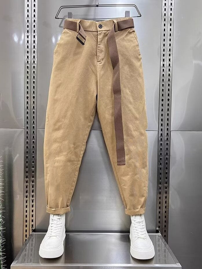 Erwin | Casual broek met riem