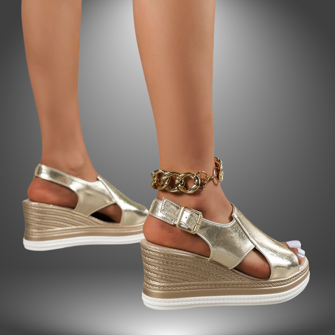 Sydney | Trendy & comfortabele  plateausandalen