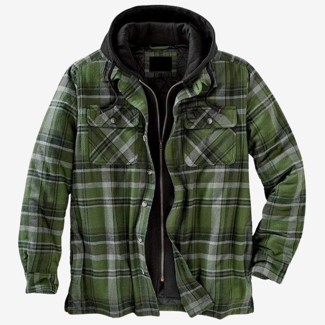 Roger | Casual geblokte hoodie