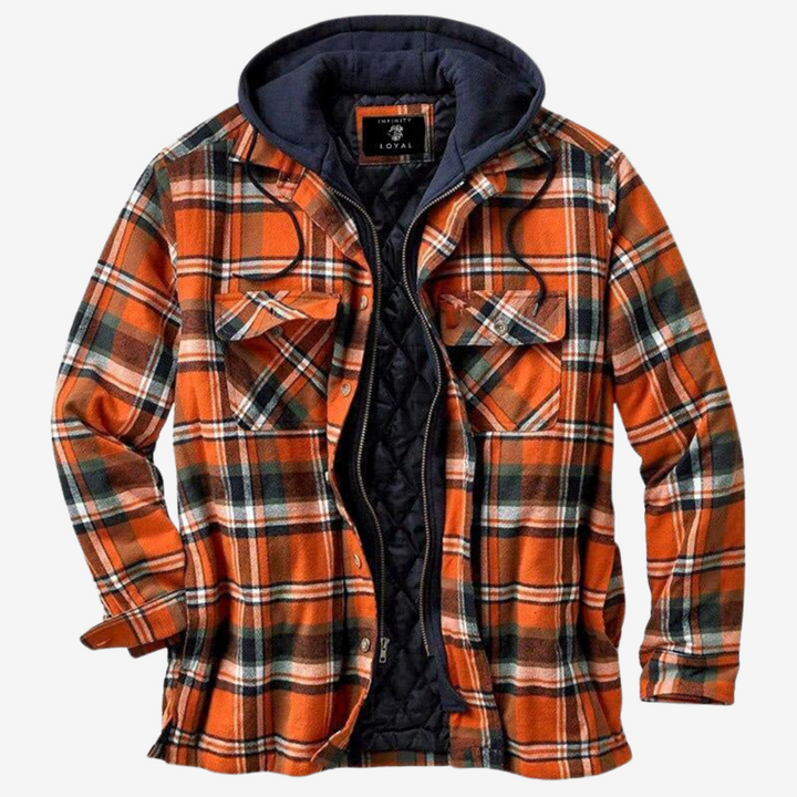 Roger | Casual geblokte hoodie