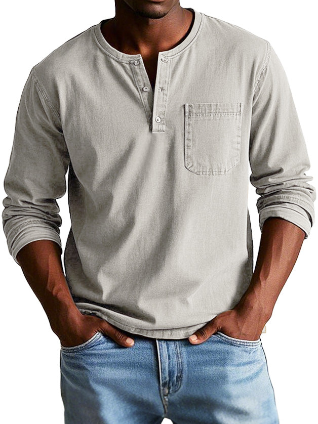 Andrew | Klassiek shirt met lange mouwen
