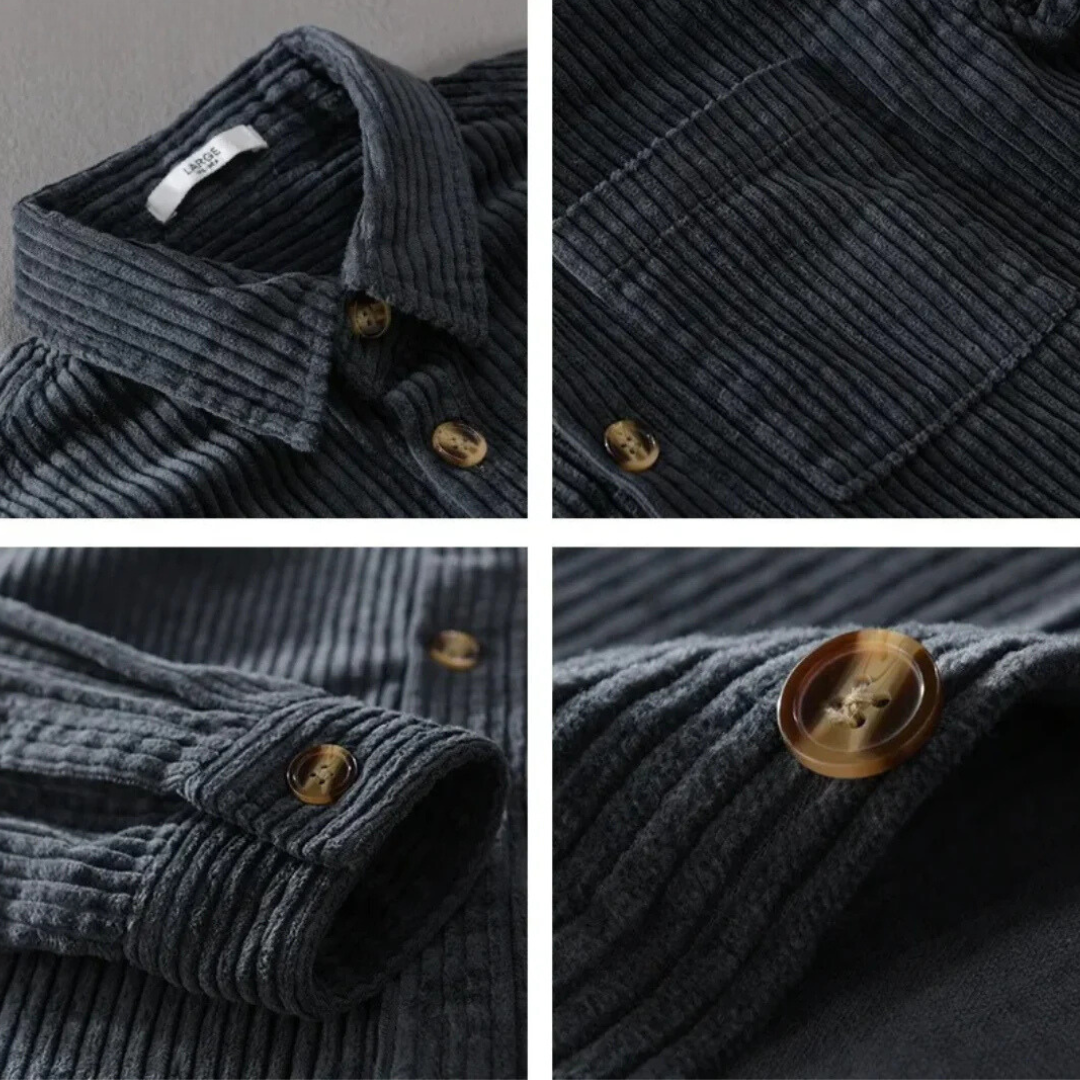 Rein | Casual corduroy overhemd