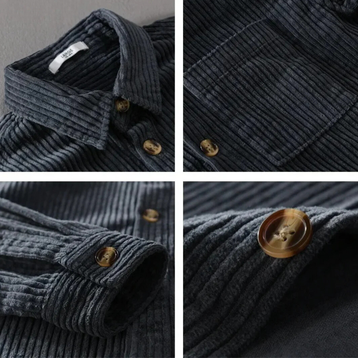 Rein | Casual corduroy overhemd