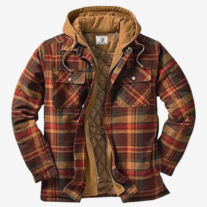 Roger | Casual geblokte hoodie