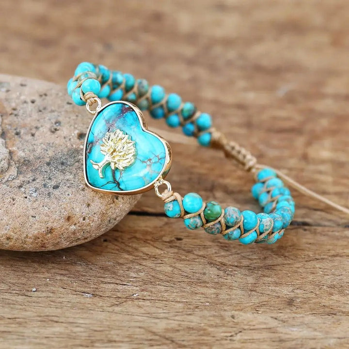 Fenne | Hartvormige Kralenarmband