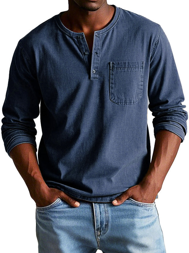 Andrew | Klassiek shirt met lange mouwen