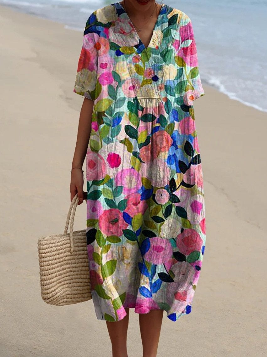 Soraya｜Robe colorée pour le printemps