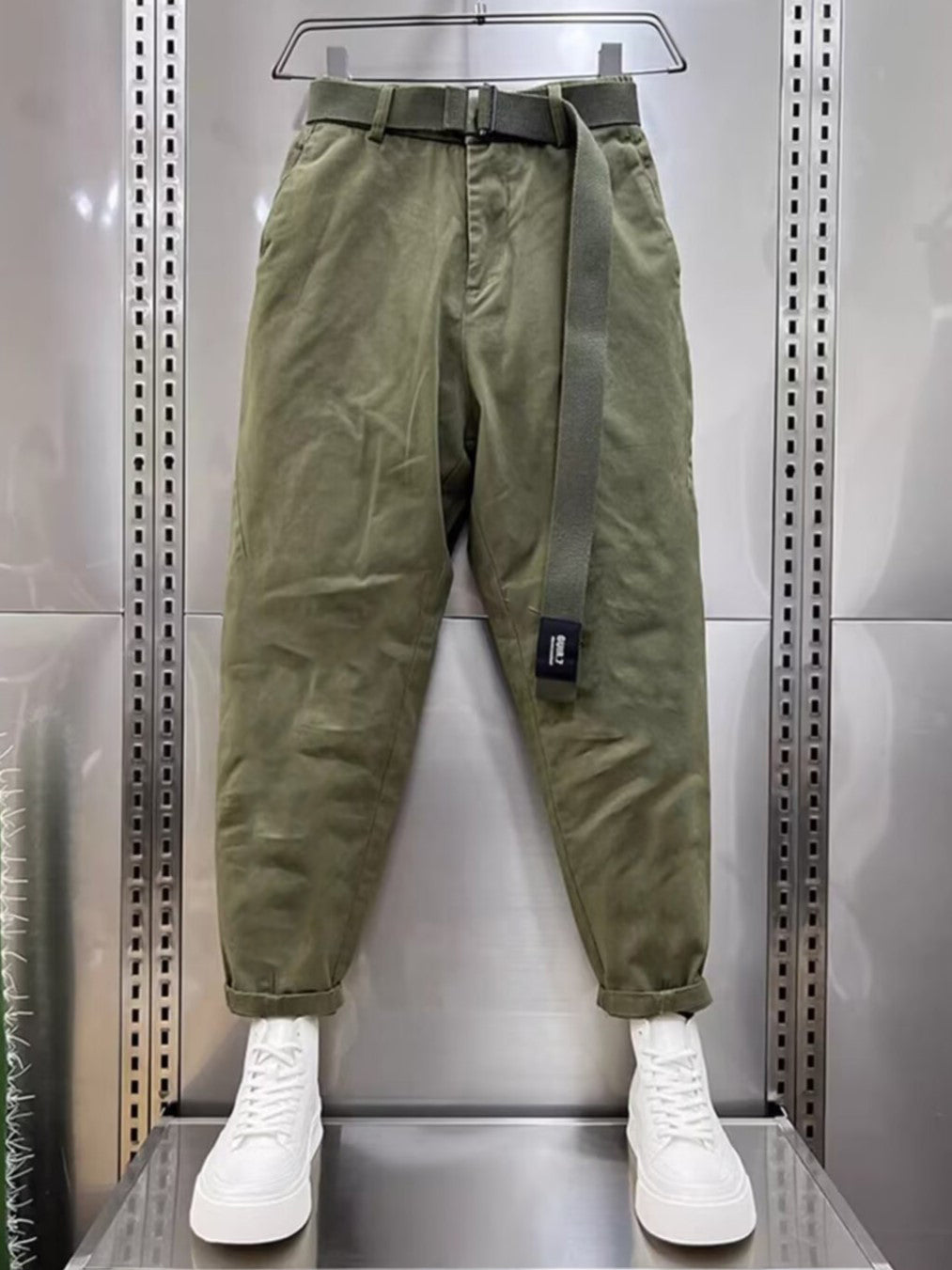 Erwin | Casual broek met riem