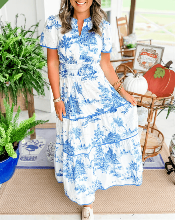 Felicity | Maxi-jurk met klassieke charme