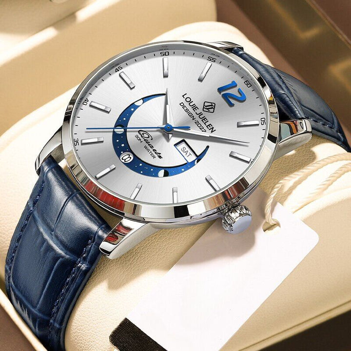 Atticus | Elegant maanfase horloge