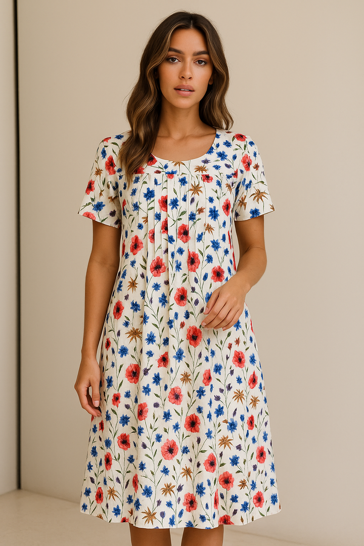 Carolina | Chique jurk met speelse print