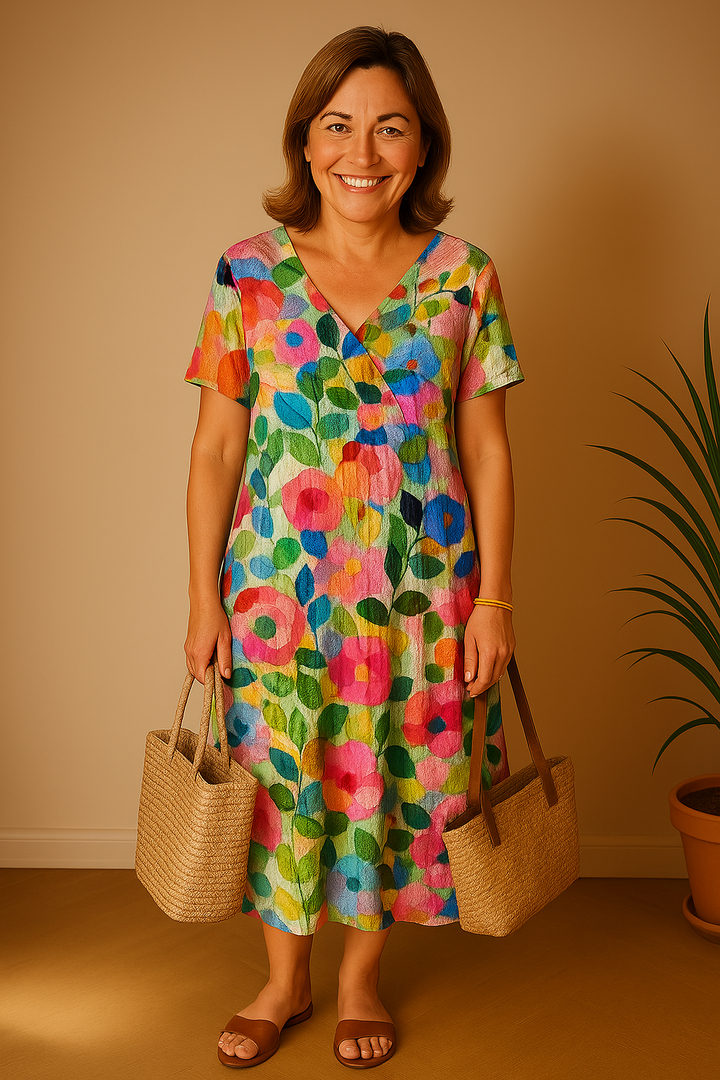 Soraya｜Robe colorée pour le printemps