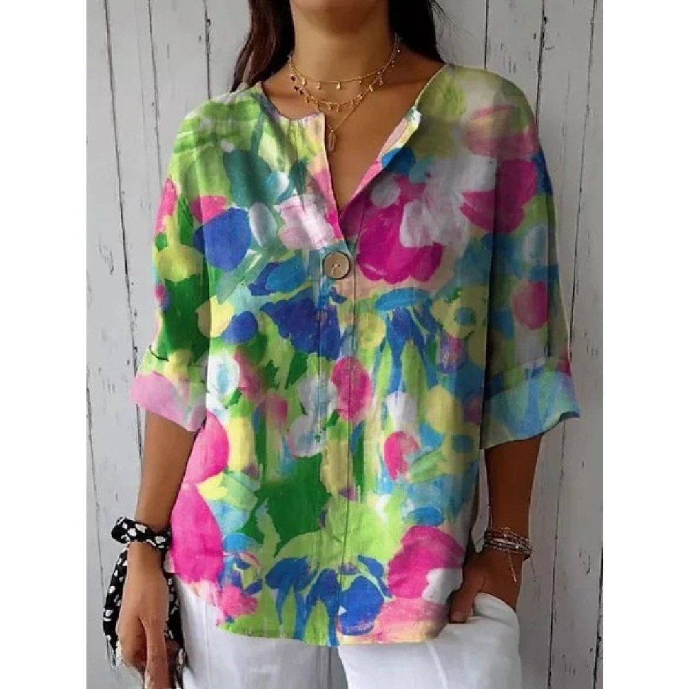 Arlene | Elegante blouse met bloemenprint