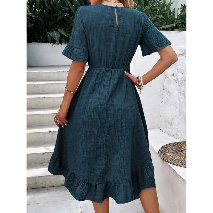 Ana | Elegante casual jurk met ruches