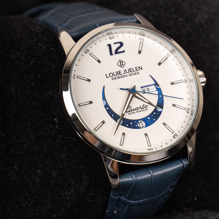 Atticus | Elegant maanfase horloge