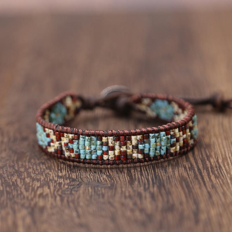 Marieke | Geweven Boheemse Armband