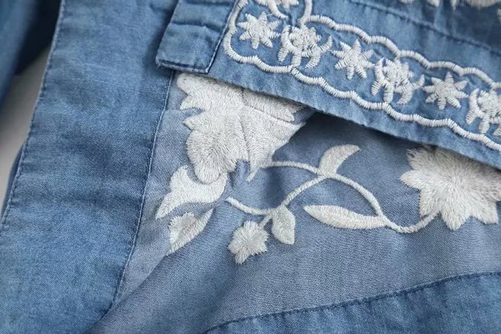 Casey | Elegant vest met geraffineerd borduursel