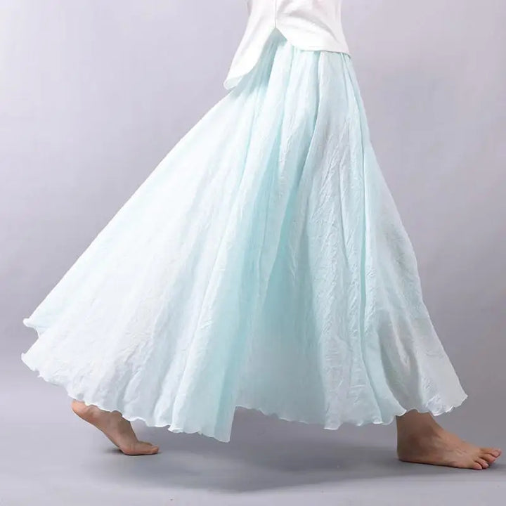 Ines | Zomerse maxi-rok met speelse elegantie