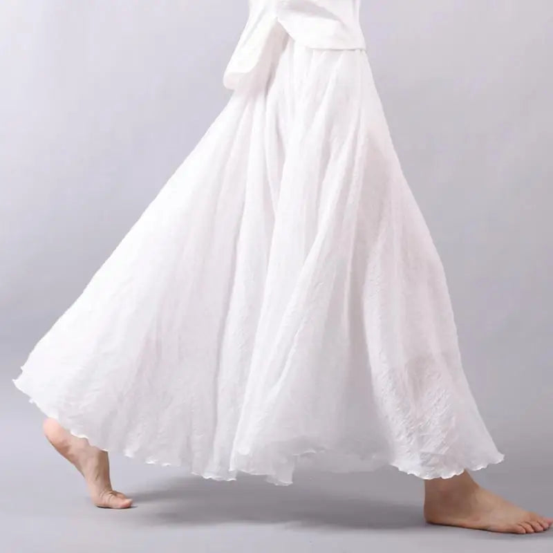 Ines | Zomerse maxi-rok met speelse elegantie