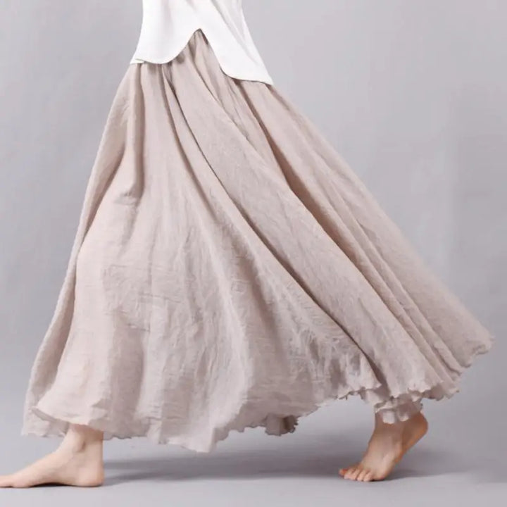 Ines | Zomerse maxi-rok met speelse elegantie