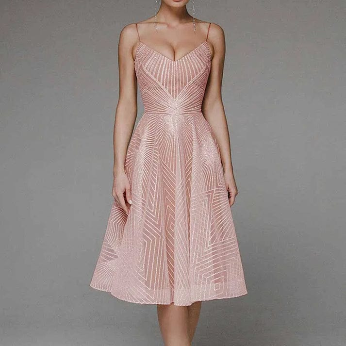 Lucie | Elegante jurk met open rug