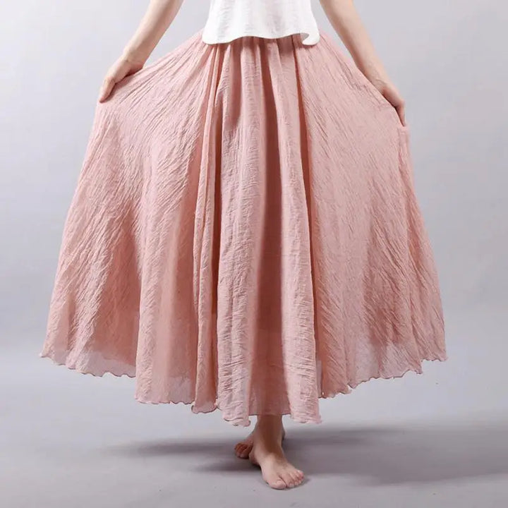Ines | Zomerse maxi-rok met speelse elegantie
