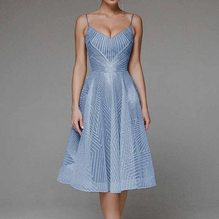 Lucie | Elegante jurk met open rug