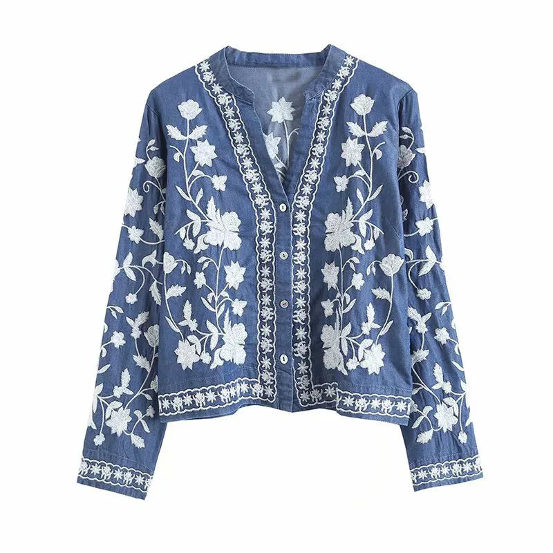 Casey | Elegant vest met geraffineerd borduursel