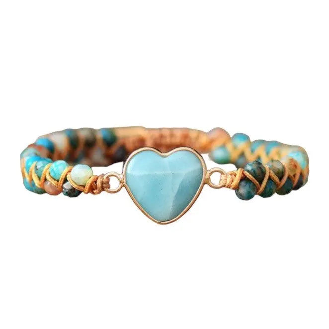 Catharina | Imperial Jaspis Hart Armband