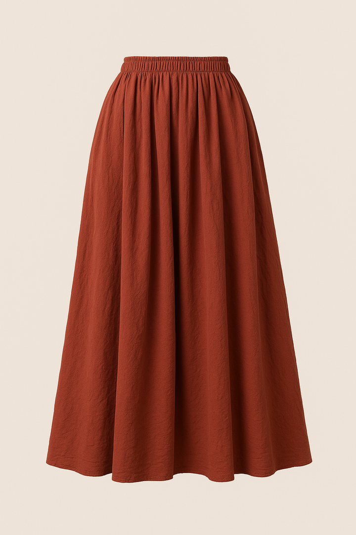 Inessa | Zomerse maxi-rok met linnen