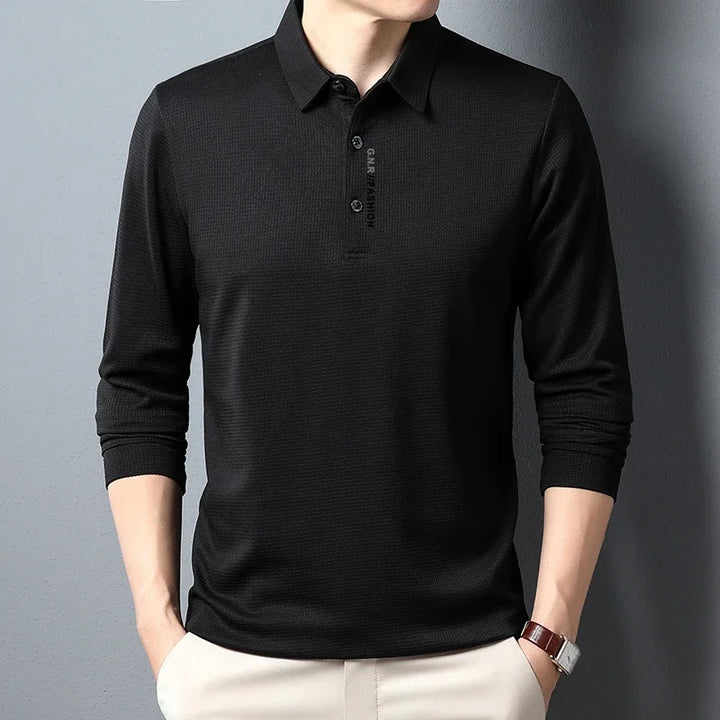 GNR | Stijlvol poloshirt met lange mouwen
