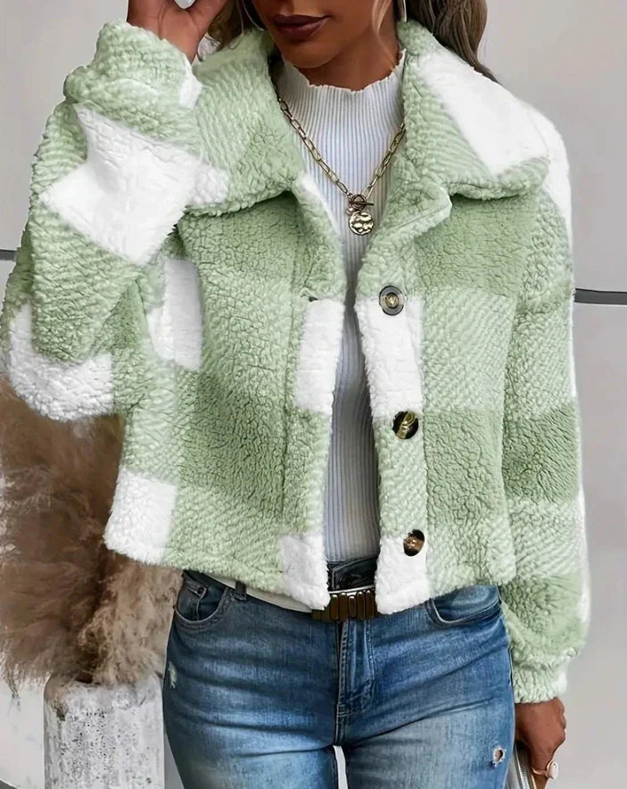 Reese | Trendy jas met zachte stof