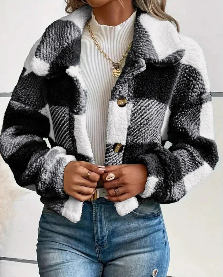 Reese | Trendy jas met zachte stof