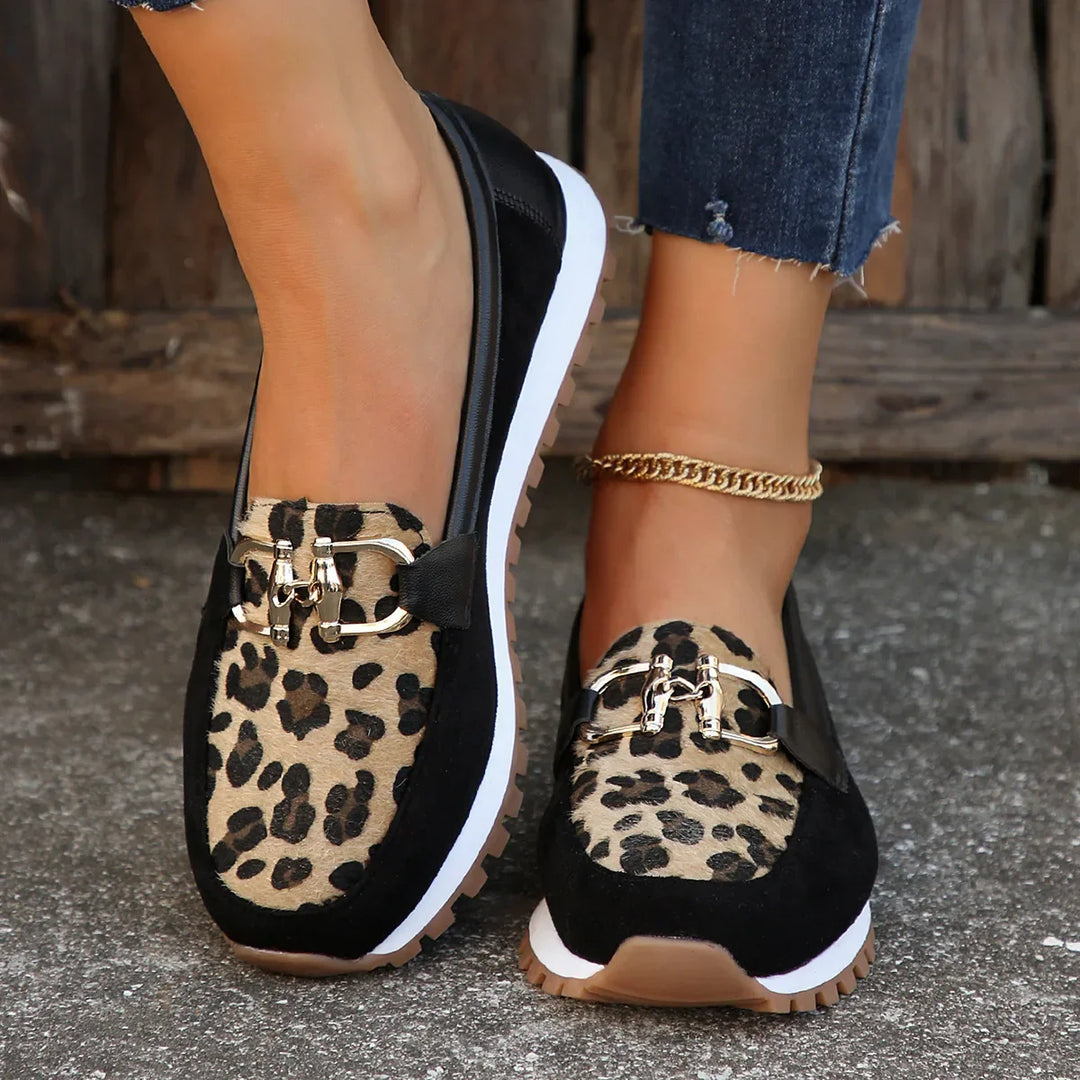 Kate | Stijlvolle schoenen met luipaardprint