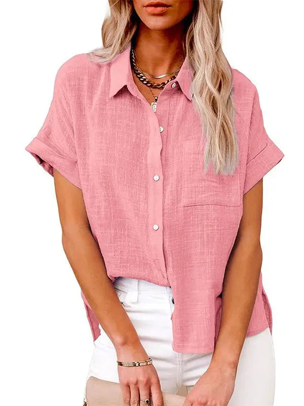 Lindy | Tijdloos blouse met linnen