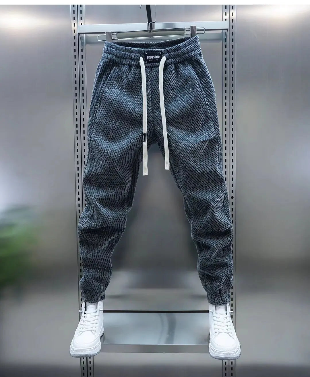 Wilson | Casual gedessineerde broek