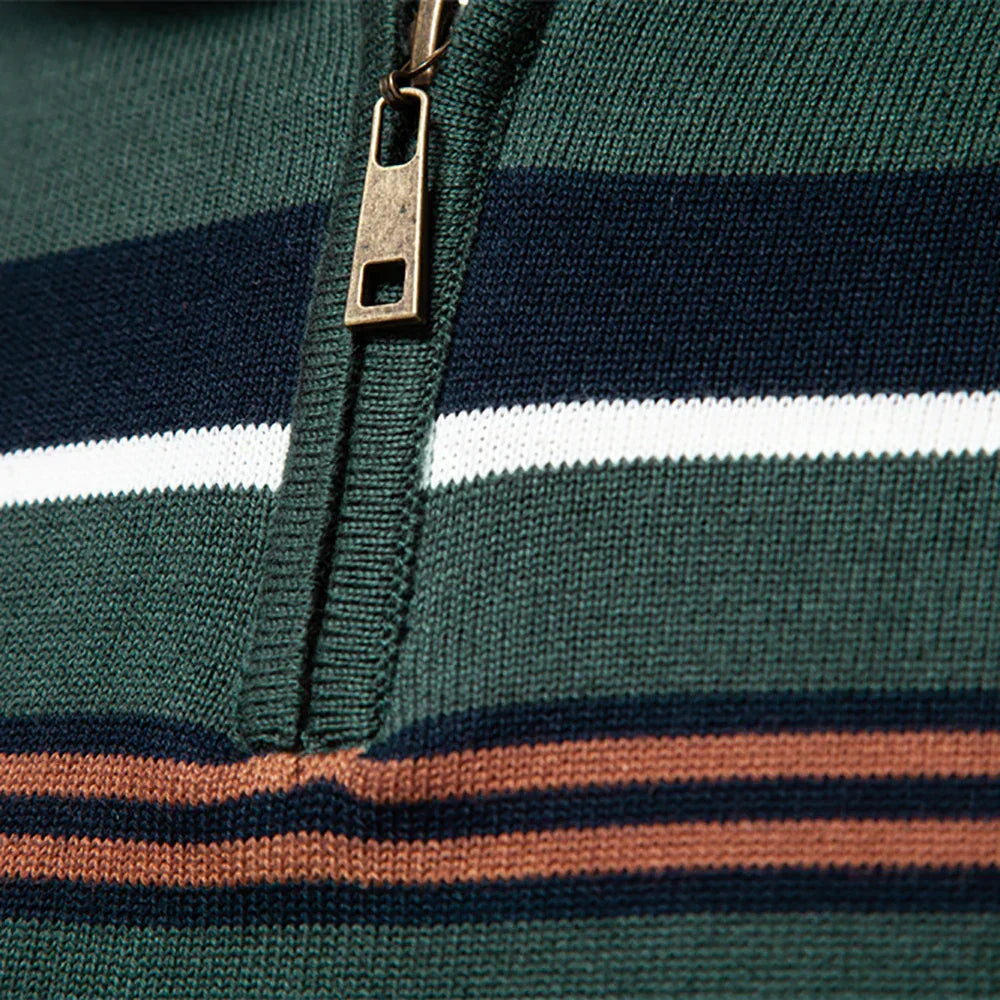 Vernon | Klassieke Zip-up trui