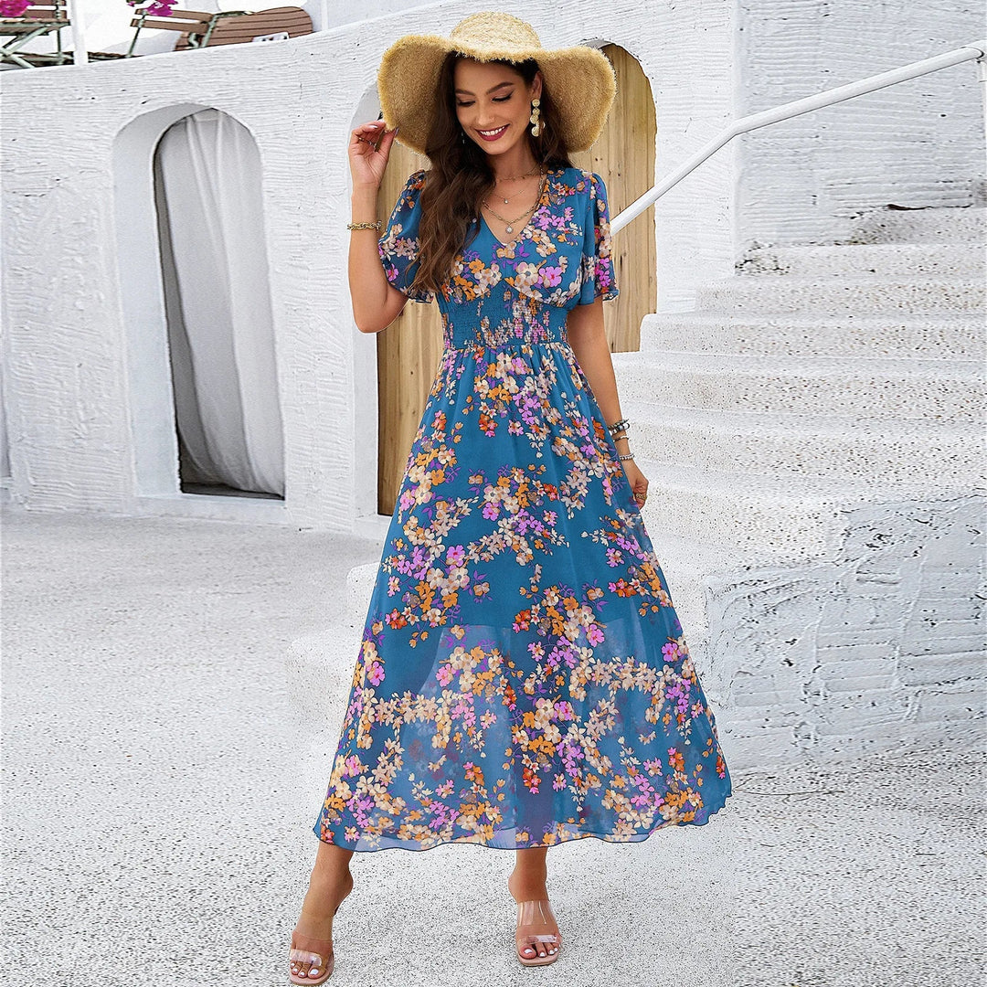 Kristi | Fleurige zomerjurk