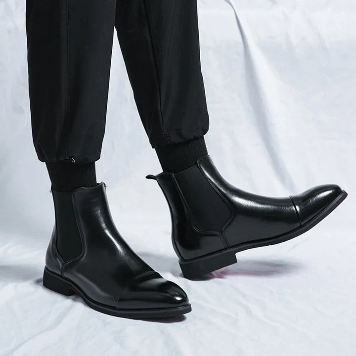 Levi | Elegante leren Chelsea-laarzen