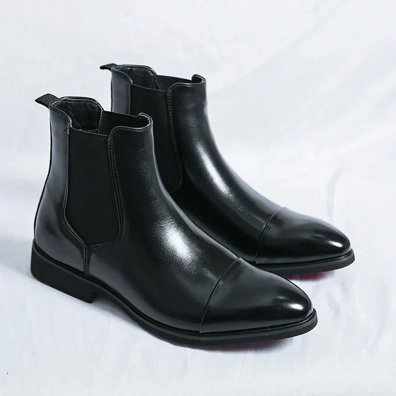 Levi | Elegante leren Chelsea-laarzen